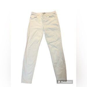 Madewell White High Rise Skinny Jeans Size 30